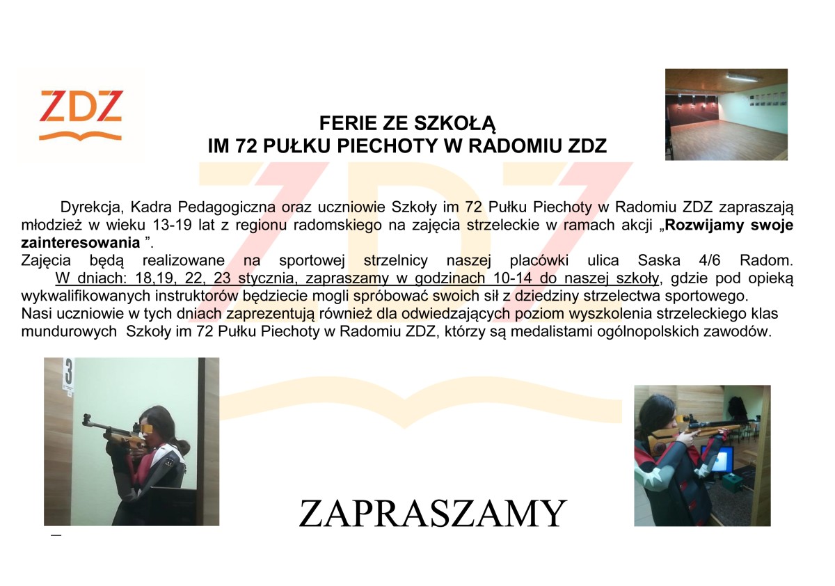 Ferie ze Szkołą im 72 Pułku Piechoty w Radomiu ZDZ 002